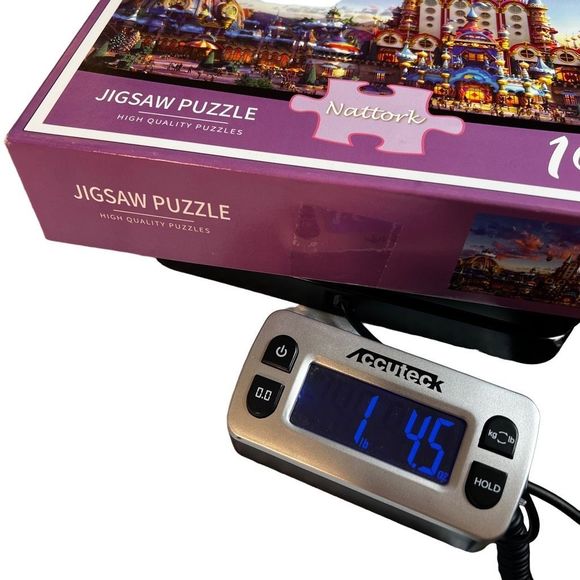 1000 Piece Jigsaw Puzzle Adult Princess Castle Hot Air Balloons Back PCs Labeled - Picture 5 of 7